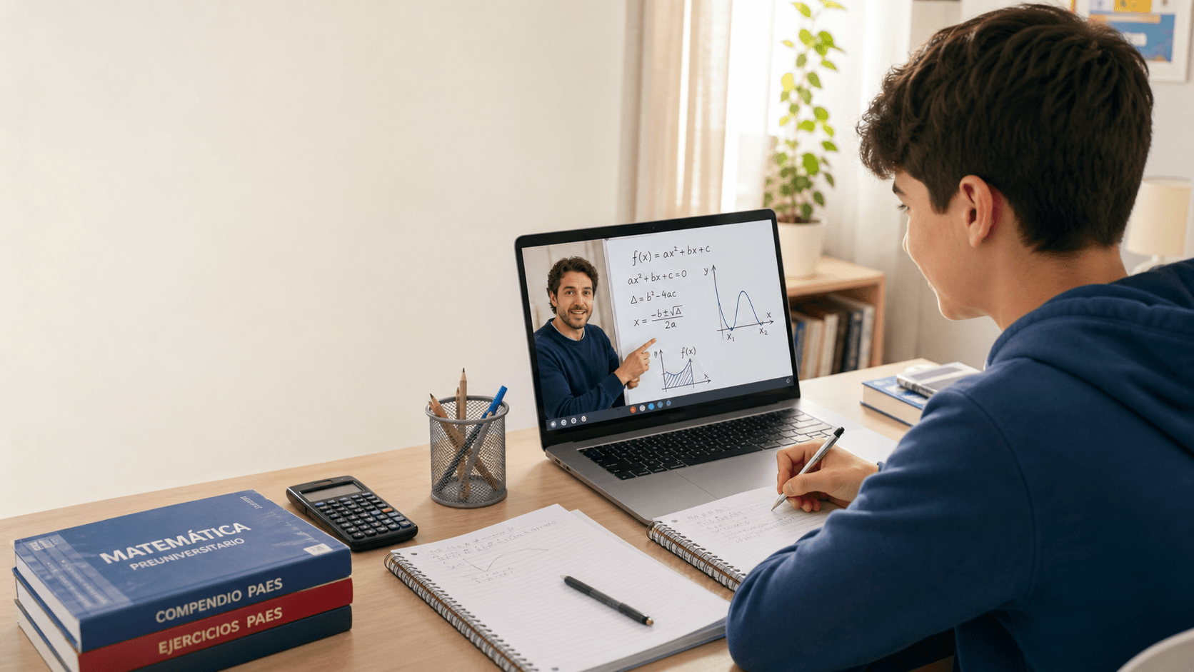 Clase online PAES con profesor particular